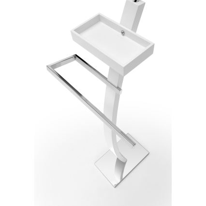 ​Καλόγερος σε σχήμα μπούστου 117x32 cm λευκό